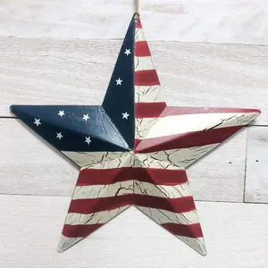 4th of July Wooden Door Sign, Flag Star Sign, 4th of July Wreath, Independence Day Wreath, Patriotic Door Sign Decorations, Home Decor Ornaments, Wooden Decorative Ornaments