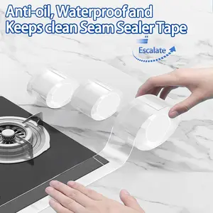 Clear Caulking Waterproof Sealing Tape for Kitchen Sink Bathroom Transparent Seif-Adhesive Gaps Sealing Strip Tape One Sided Sealant