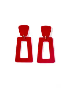 LINNY CO Kennedy Statement Earrings - Mulberry
