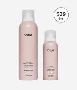 OUAI Melrose Place Super Dry Deluxe Kit - Full Size & Travel Size OUAI Melrose Place Super Dry Deluxe Kit - Full Size & Travel Size