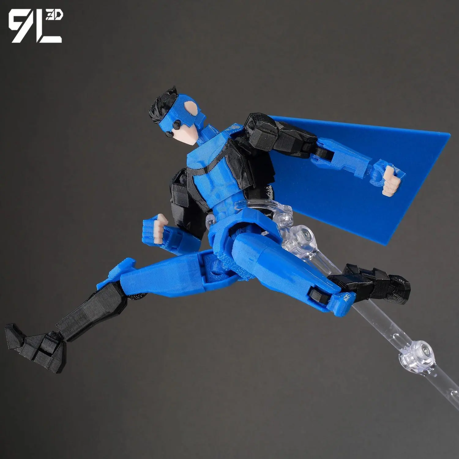 9L3D Lucky13 Black Blue Invincible 2.0 Action Figure Titan13 Dummy13 T13 Multi-Jointed 3D Printed Collectible Model Toys