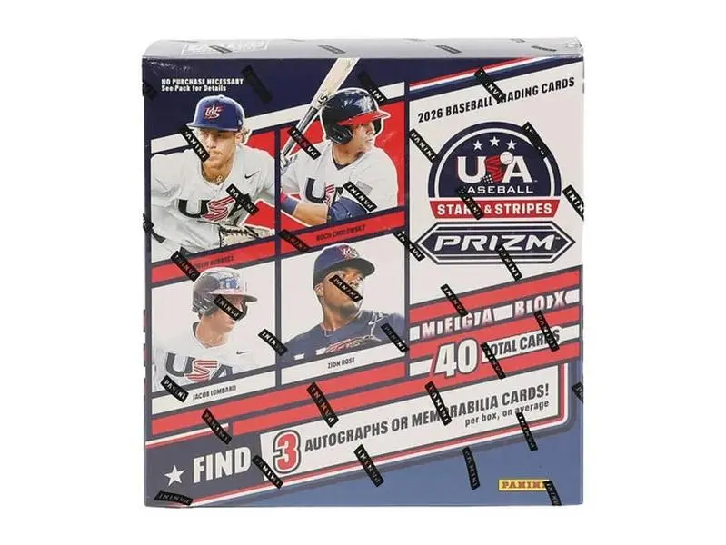 2026 Panini USA Stars & Stripes Prizm Baseball Mega Box