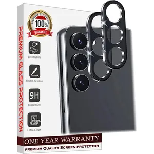 Entronix 2-Pack for Galaxy S23, Clear Camera Lens Protector, Easy Installation Cover Protection