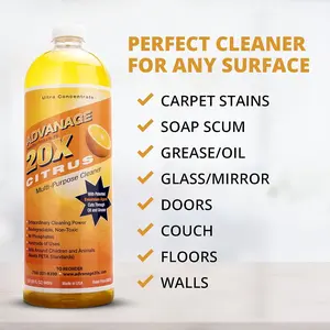 Advanage 20X Multipurpose liquid Citrus Cleaner for All Household Surfaces Oil and Anti-Grease 32Oz