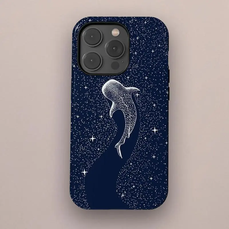 Ocean Animal Whale Shark Pattern Phone Case Fit for IPhone, Samsung Galaxy, Gift for Her, Protective, Aesthetic Phonecover,phone Case Suitable for Iphone 11/12/13/14/15/16/17 Pro Promax Plus Air, Accessories, Shell