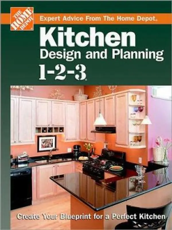 Used The Home Depot 1-2-3 Design and Planning Book - Kitchen Layouts Function Guide, Hard Cover, 1.86 lbs (Humanities & Social Sciences, Parenting & Family Category)