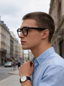 Retro Square Blue Light Blocking Glasses Minimalist Elegant Versatile Streetwear Unisex Road Trips Music Festivals Beach Weddings Photoshoots Gifts Decor