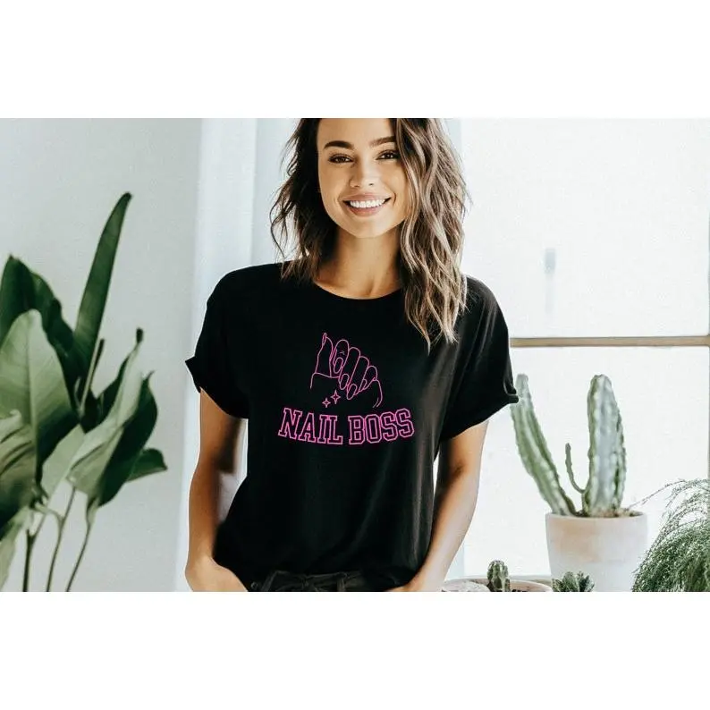 Nail Boss Shirt, Nail Tech Shirt, Nail Technician Shirt, Nail Tech Quotes Shirt, Nail Artist Shirt, Nail Quotes Shirt, Nail Shirt