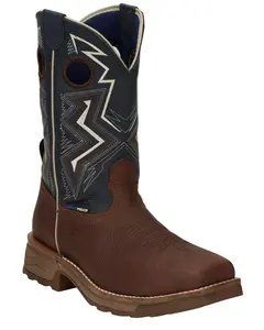 Tony Lama Men's Force Waterproof Western Work Boot Composite Toe - Tw3402