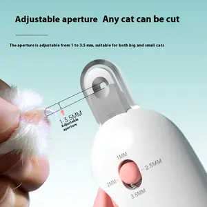 Gravity Push Cat Nail Clippers Sharp Safe Trimming Scissors for Pet Claw Care & Grooming