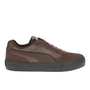 PUMA Mens Court Classic Vulc Sneakers Shoes Casual - Brown PUMA Mens Court Classic Vulc Sneakers Shoes Casual - Brown