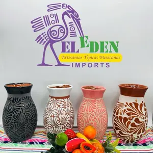 Florero Cielito Lindo-Terracota Vase
