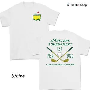 Masters Tournament 2026 EST 1934 Shirt For Men For Women, Stylish Trendy Golf Fan Apparel, Premium Cotton Classic Fit Collector Gift