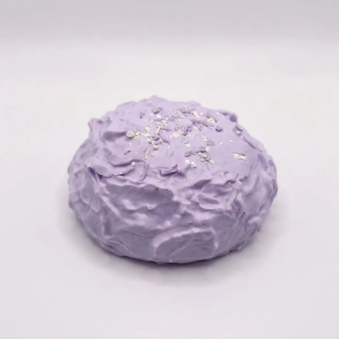 Taro Cream Cake  | "Liquid Core" Water-Sensation Squishy - Handmade Food-Grade Silicone, Creamy Slime Texture, Stress Relief Toy