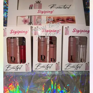 3 packs of Glossy Long-Lasting Lipgloss Set  Makeup Cosmetic lip kit