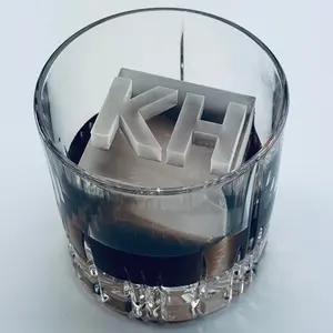 Personalized Ice Cube Trays in Manhattan Font