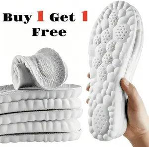 4D Cloud Extra Large Comfort Insoles, Shock Absorb Anti-Fatigue, Full Foot Pain Relief Unisex Men Women Buy 1 Get 1 Free Summer Daily Foot Gear, Foot Care Accessories tiktokshopspringglowup,summervibes