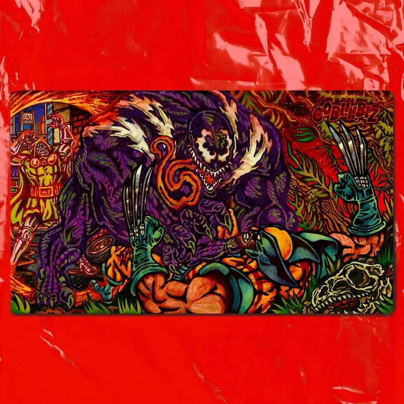 Symbiotic Beatdown Luxury Mtg Mouse Pad TCG Playmat Funny Play Mat, Deskmat & Mousepad