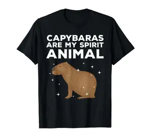 Cool Capybara For Men Women Rodent Spirit Animal Zoologist T-Shirt
