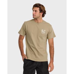 Quiksilver | In The Wild Classic Short Sleeve T-Shirt | Men's Graphic Print Soft Hand Feel | Everyday Wear