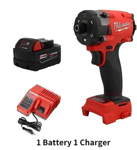 Milwaukee M18 Brushless Impact Wrench, 1/2" Drive 300Nm High Torque, 18V Cordless Power Tool with Lithium-Ion Battery