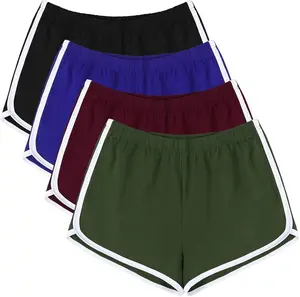 High waist Gym Shorts for Women 4 pack Athletic Running Shorts
