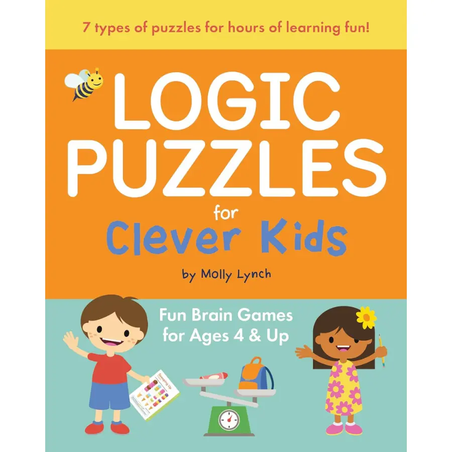 Logic Puzzles for Clever Kids Book | Kids Logic Puzzle & Brain Games Activity Book