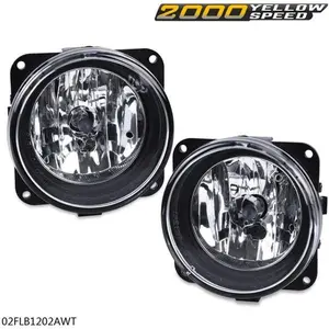 Bumper Fog Lights Lamps Clear w/Bulbs Fit For 03-04 Ford Cobra/2002-2004 Focus U