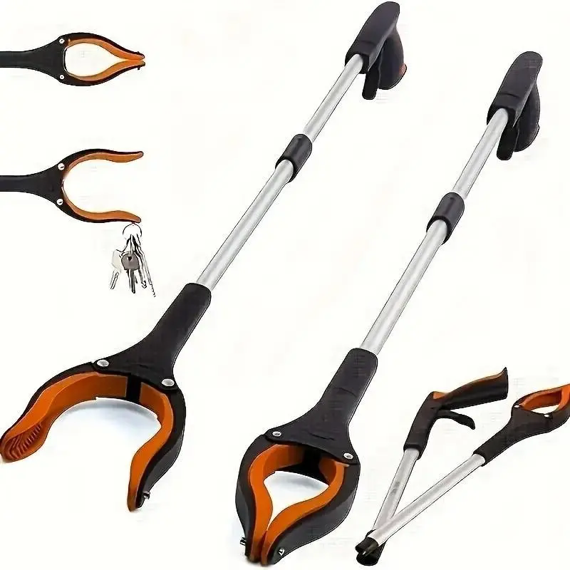 365-Day Use Grabber Tool 🛠️ 32" Foldable Portable with Magnetic Tip - Perfect for Home Trash Pickup & Elderly Assistance