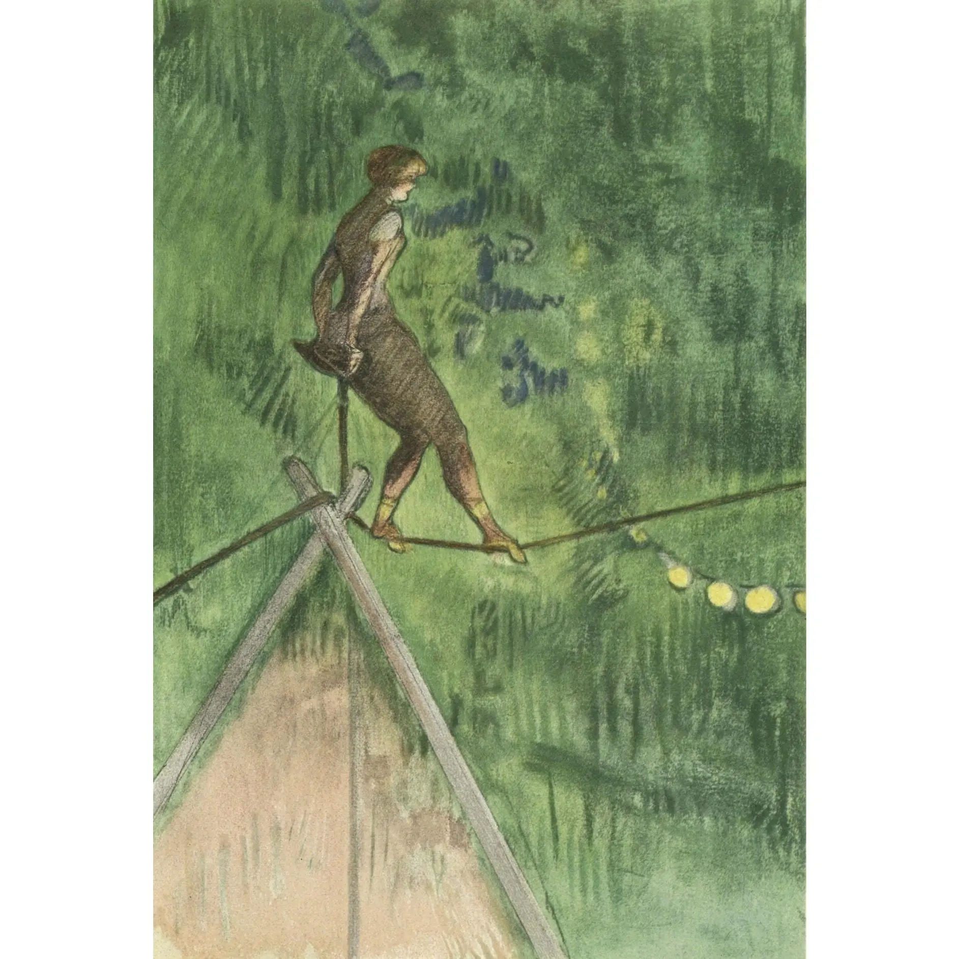 Henri de Toulouse-Lautrec, Danseuse de corde, The Circus by Toulouse-Lautrec, Limited Edition Lithograph
