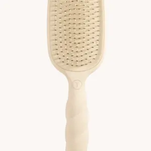 Teleties Detangler Hair Brush for Thick Hair TAN