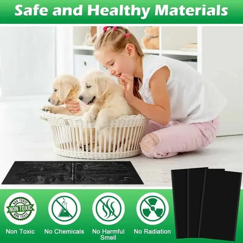 Mouse Glue Traps 2/4/6/8/10 Pack, Larger & Heavier Plastic Sticky Glue Traps with Extra-Strong Adhesive for Mice, Rats, Sticky Mouse Trap for Indoor Use, Easy to Set| Sticky Pads For Mice, Cockroaches, and Spiders