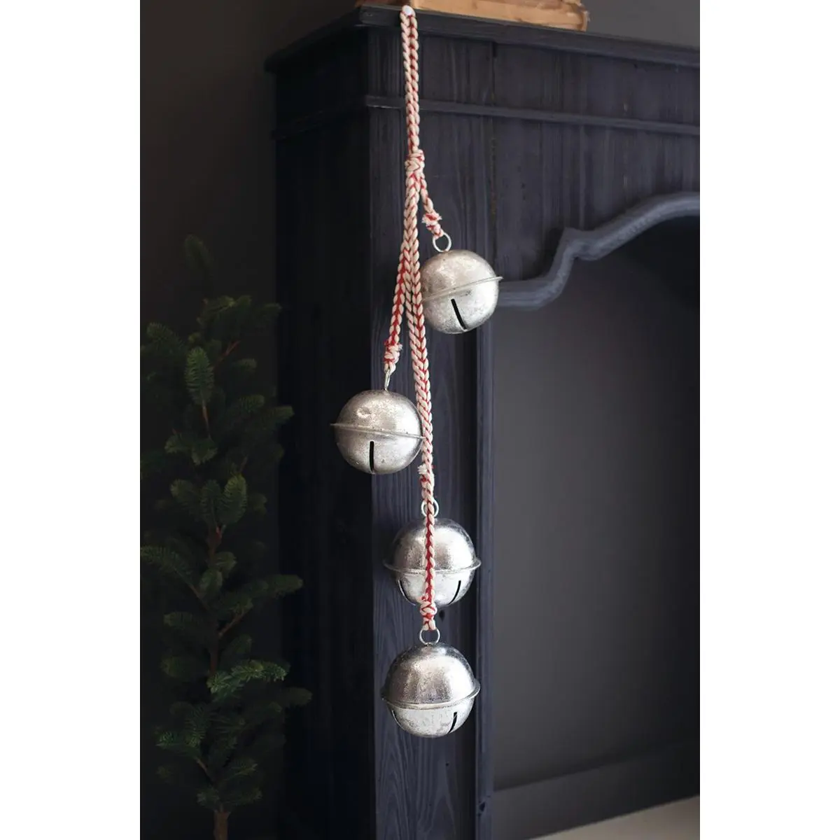 Antique Silver Jingle Bell Cluster