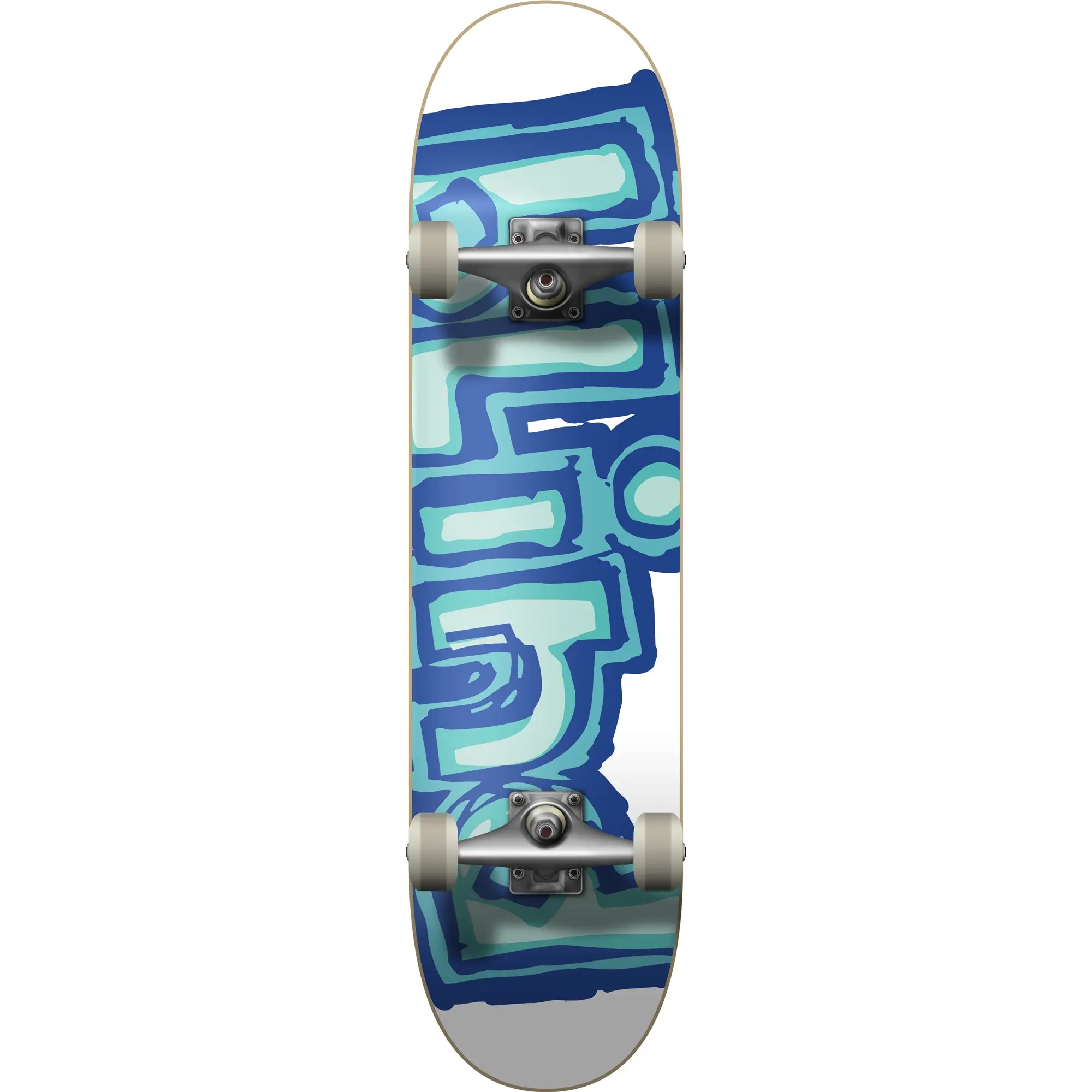 Blind Skateboard Complete Classic Matte OG Logo Blue/Teal 8.25" x 32"