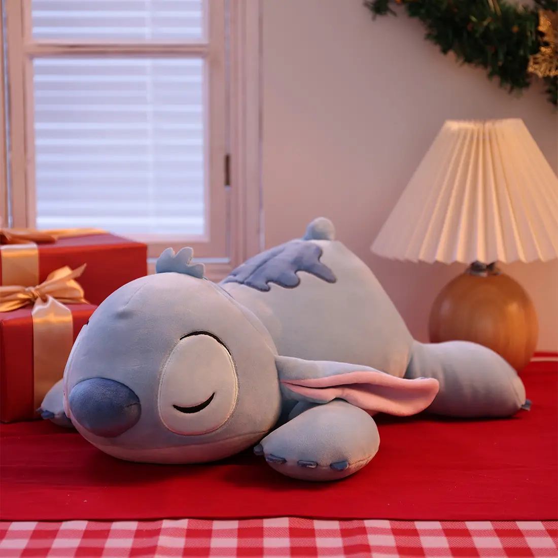 Disney LILO & STITCH 18" Large Doll Stitch Plush Stuffed Toys Comfort Blue Stitch soft Toy Animal Doll Gift For Kids Disney Paddy Series adorable For