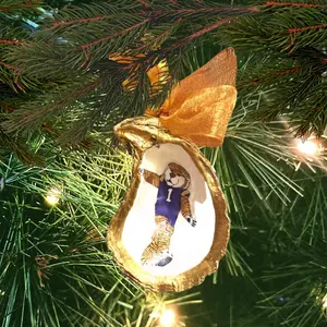 Mascot Series: Louisiana Oyster Ornament