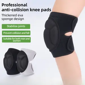 Shell Sponge Shockproof Knee Pads Adjustable Strap Impact Buffer Knee Cushion Anti Collision Kneeling Protector For Gardening Skiing Football Basketball Skating Dancing Riding Outdoor Working