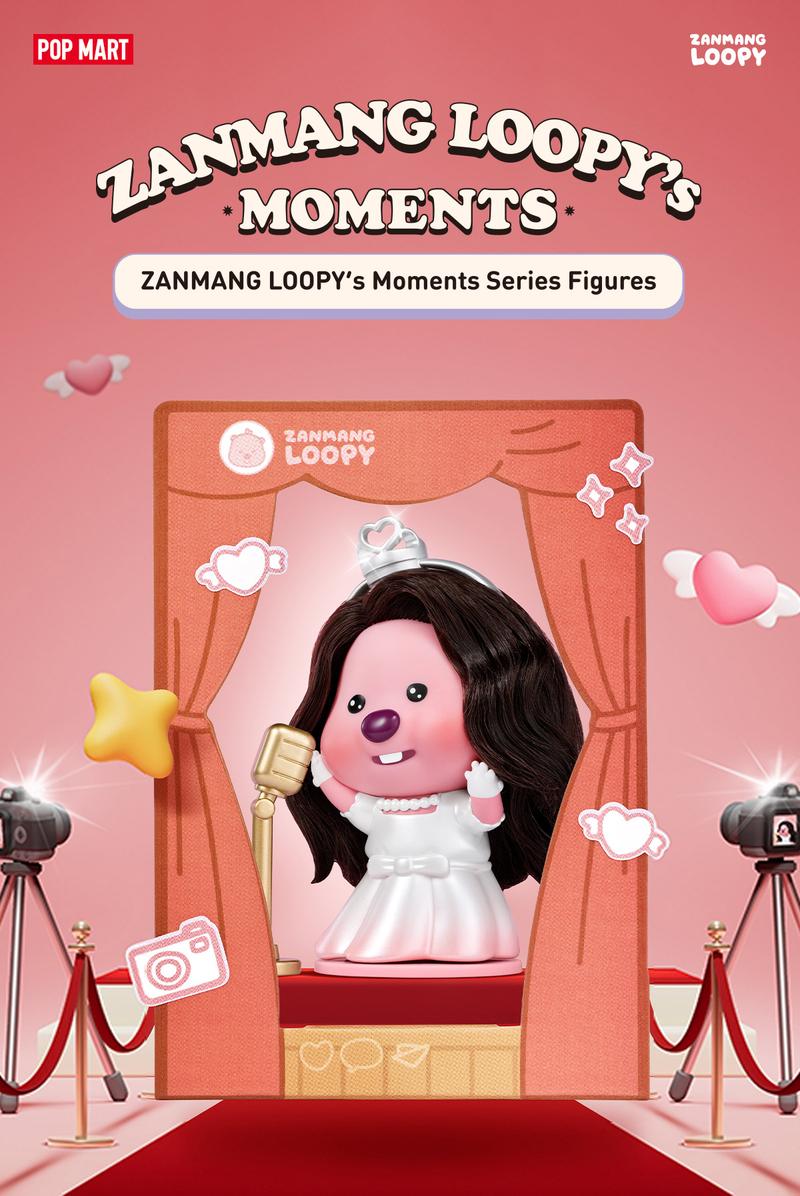 POP MART ZANMANG LOOPY’s Moments Series Figures, Blind Box, Mystery Box