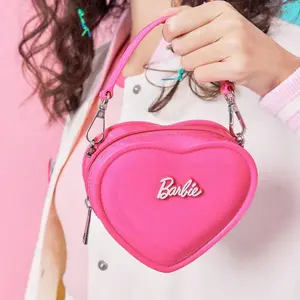 Women's Barbie Love Jelly Crossbody Handbag, High-Quality PVC Rose Red Mini Sweet Style Bag, Halloween Candy Pack Themed Holiday Gift, TikTok Cozyvibes Summervibes Bag