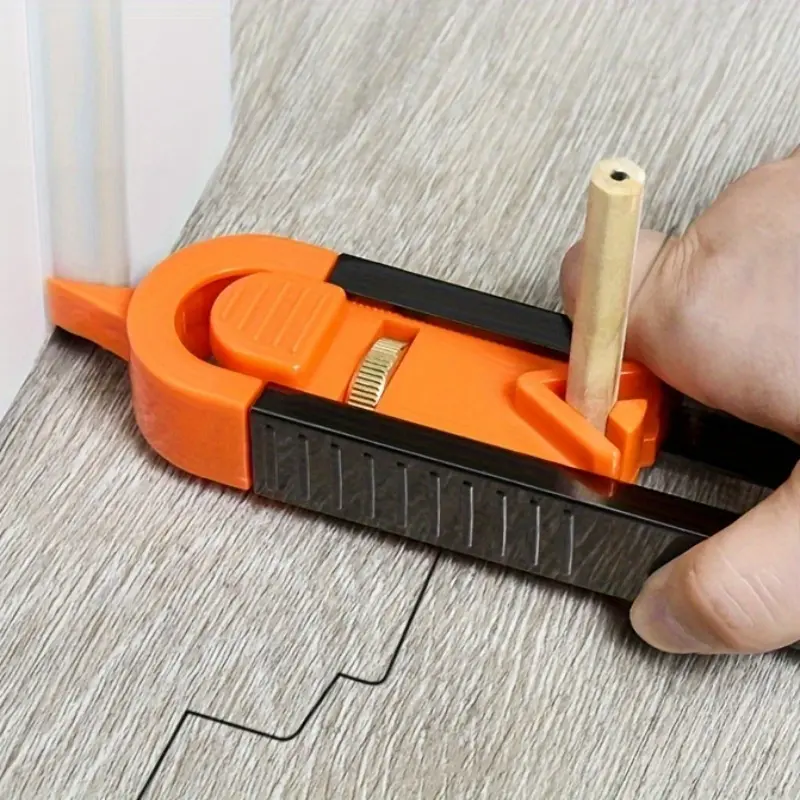 Woodworking measuring gauge, contour marking ruler, contour with lock, adjustable irregular curvature, precise measuring tool, Hand Measuring Tool