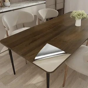 Wood Grain Thick Wallpaper Roll, Self-Adhesive Durable Wall Decal, Waterproof,Ideal for Cabinets Kitchen Door Frames Furniture Tables Sills Mirrors Refrigerators 17.72in*78.74in/196.85in