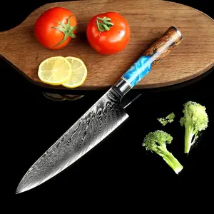 Damascus Kitchen Knife