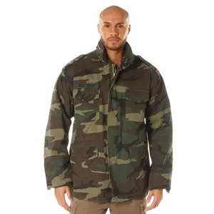 Woodland Camouflage Vintage Military M-65 Field Army M65 Jacket