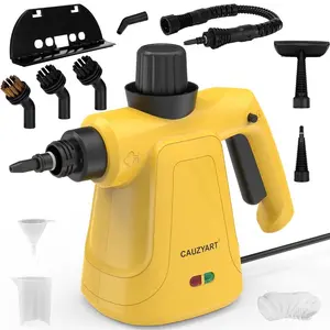 Pressurized Handheld Steamer for Home Cleaning with 11pcs Accessories & Safety Lock Multi-Purpose Steamer for Bathroom Tile Window & Car