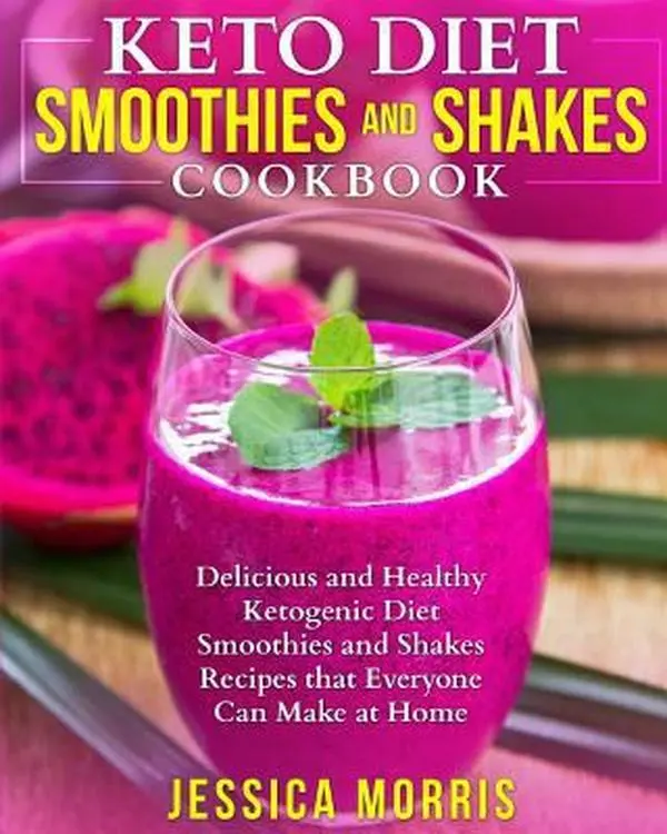 Used Easy Keto Diet Smoothies and Shakes Cookbook (English) by Jessica Morris - Softcover Book with Easy, Health-Improving Recipes That Boost Health and Energy, Include Herbs and Spices, Everyone Can Make at Home for Body Condition Improvement