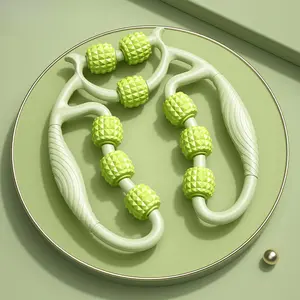 Ring clip leg device massage roller yoga stick muscle stretching relaxation massage stick