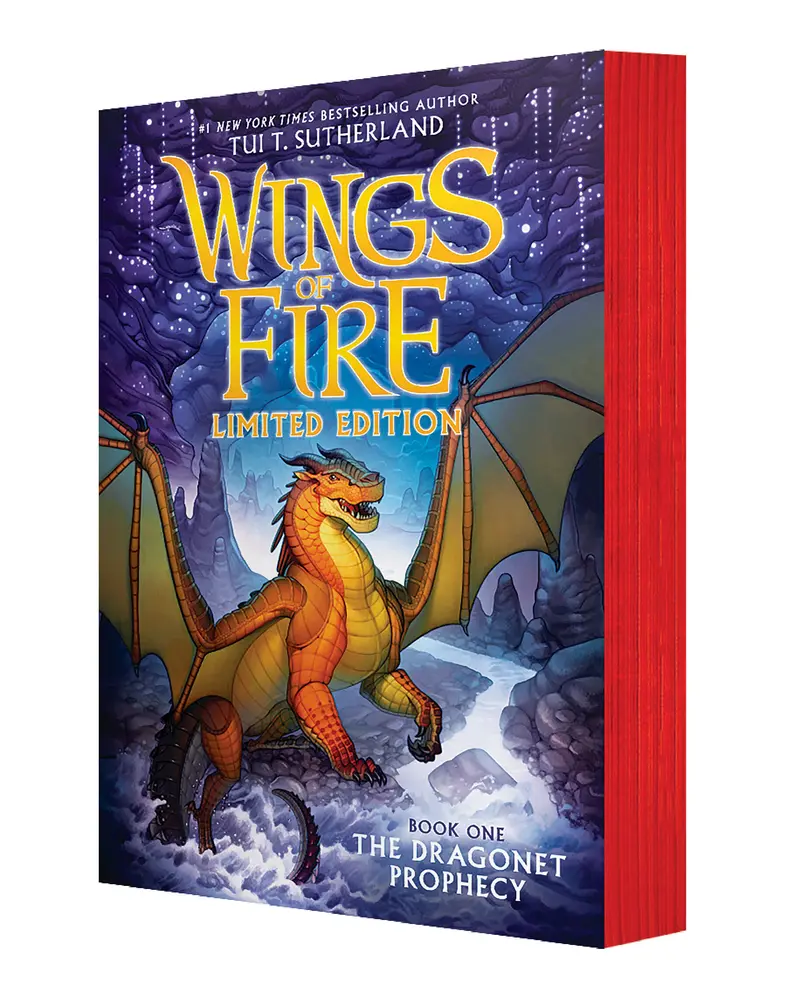 USED Book - The Dragonet Prophecy: Limited Edition (Wings of Fire Book One) by Sutherland, Tui T. (Paperback) - english
