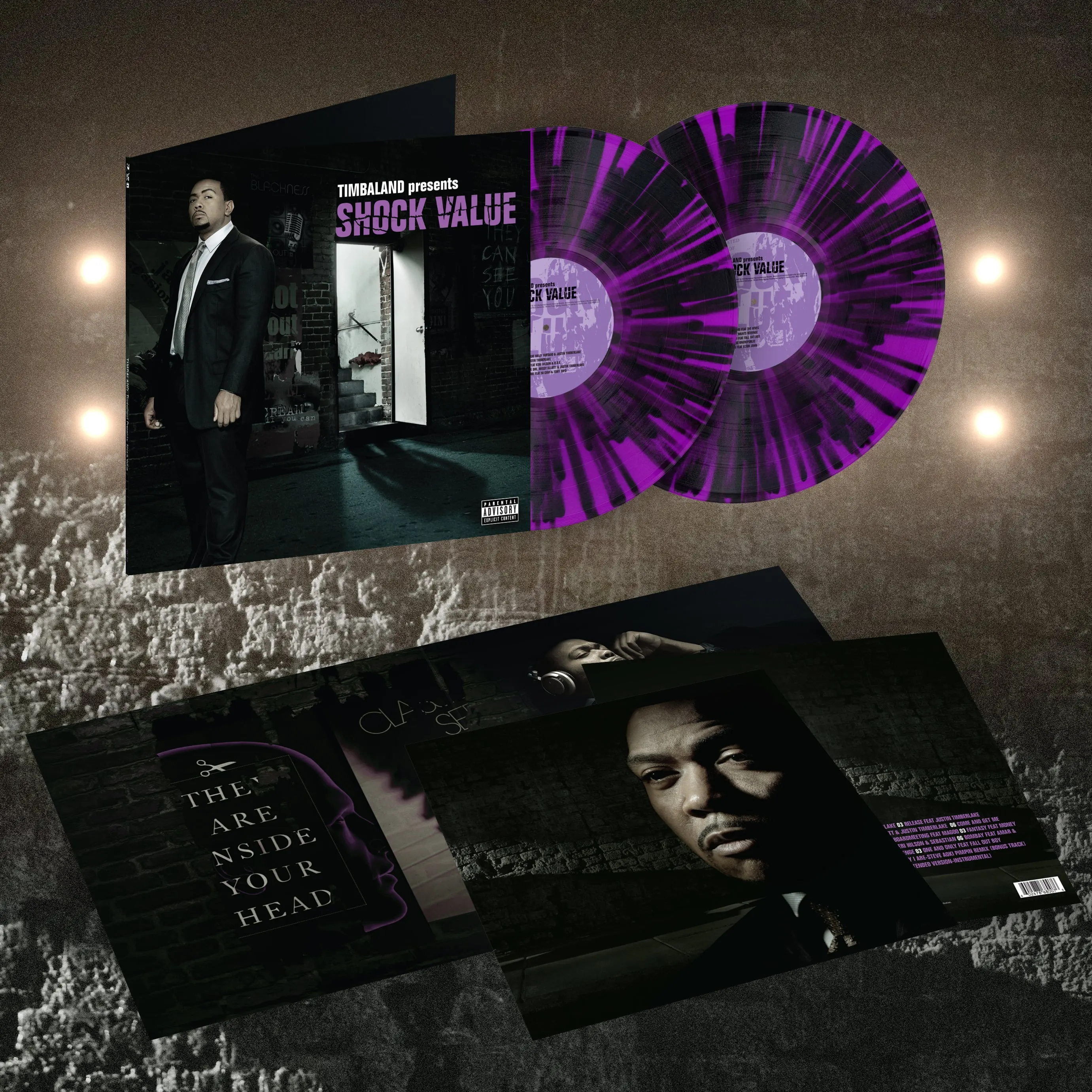 Timbaland "Timbaland Presents: Shock Value" IVC Edition Limited Run Vinyl Music Album