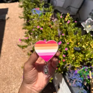 WLW Flag Badge Reel | Handmade Office Stationary Badge Reels by Reign High