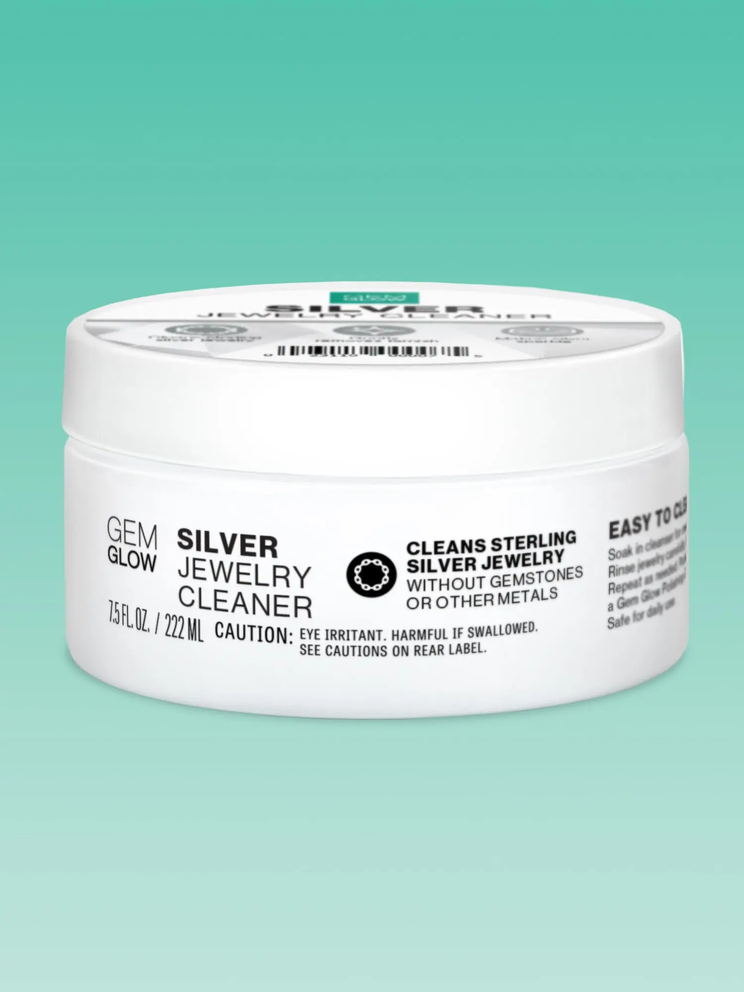 GEM GLOW Silver Jewelry Cleaner - Remove tarnish